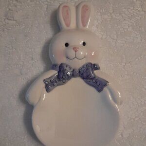 VTG Hallmark Bunny Dish/Spoon Rest